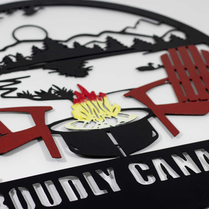 Load image into Gallery viewer, Canadiana Metal Wall Art
