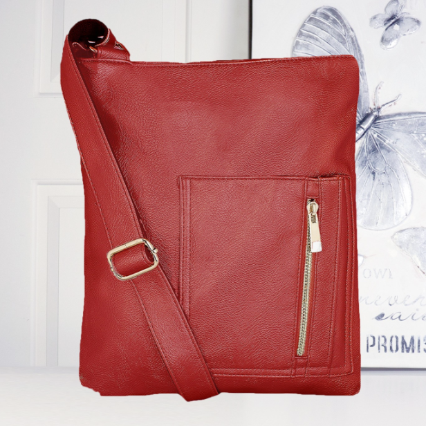 Load image into Gallery viewer, Nina Crossbody Satchel in Red
