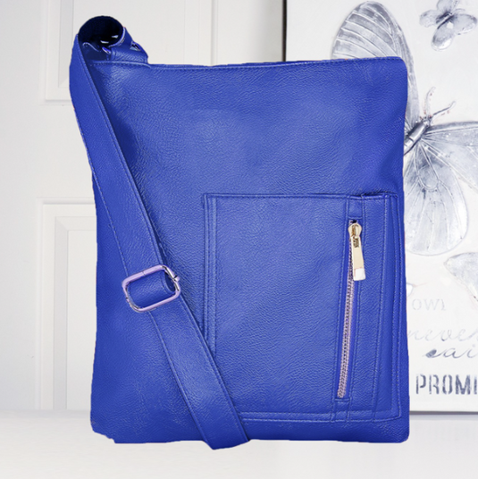 Nina Crossbody Satchel in Seaside Blue