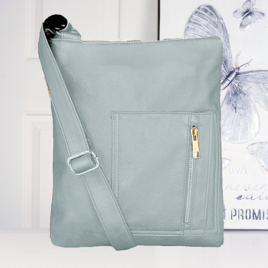 Nina Crossbody Satchel in Sage