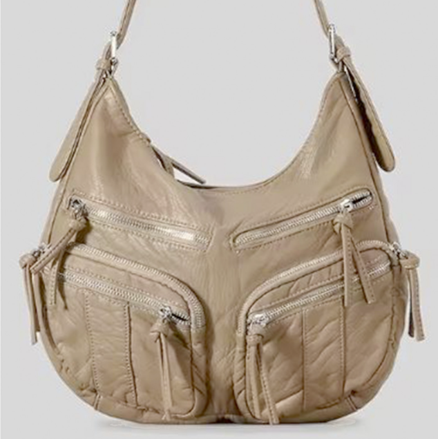 Load image into Gallery viewer, Multi Pocket Shoulder Bag in Khaki
