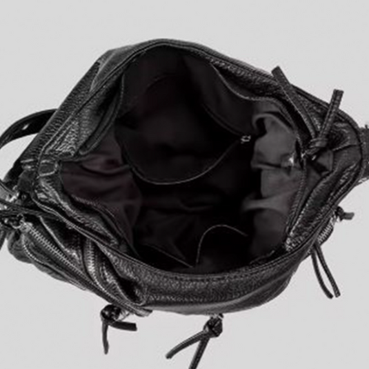 Multi Pocket Shoulder Bag in Navy