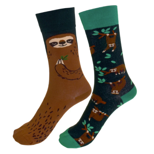 Hanging Out Sloth Socks