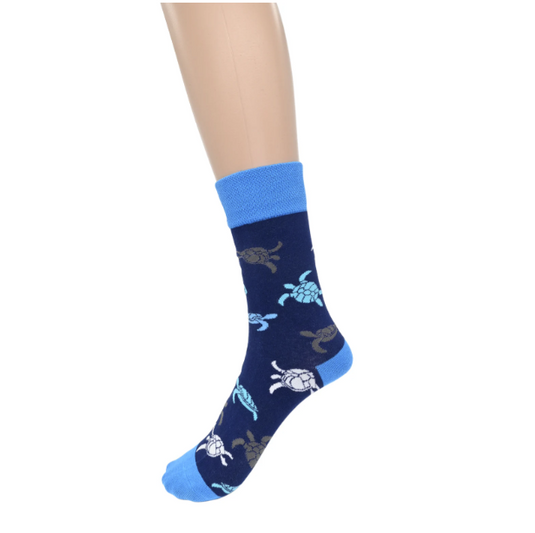 Turtles Socks in Blue
