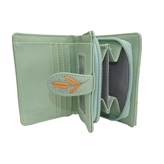 Chicken Farm in Teal Wallet