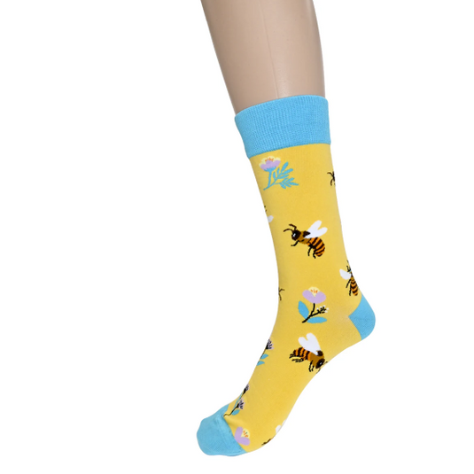 Bee & Flower Socks