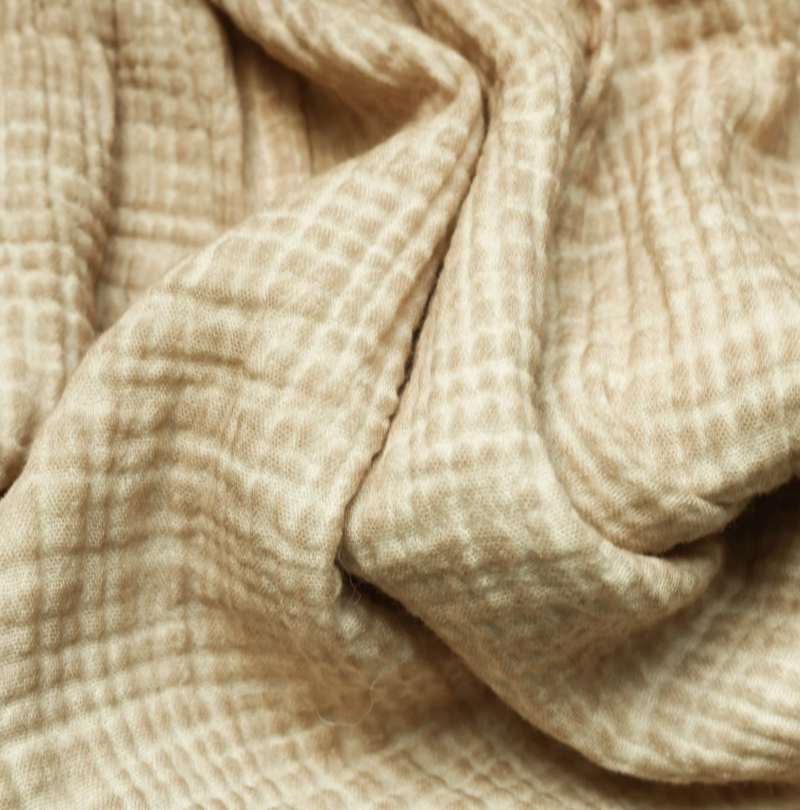 Load image into Gallery viewer, Crinkle Cotton Palazzo Pants in Biege
