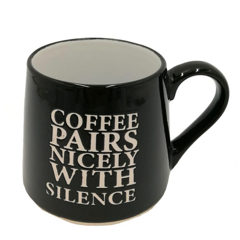 Load image into Gallery viewer, Coffee &amp; Silence Mug
