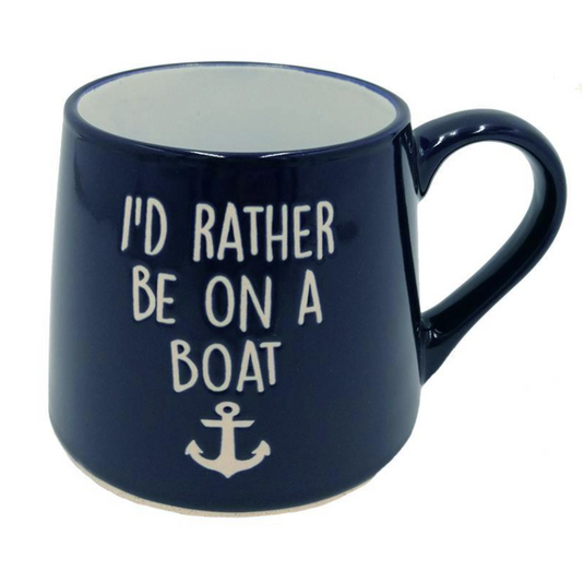I'd Rather Be on a Boat Mug