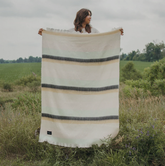Alpaca Blend Throw in Union Mood