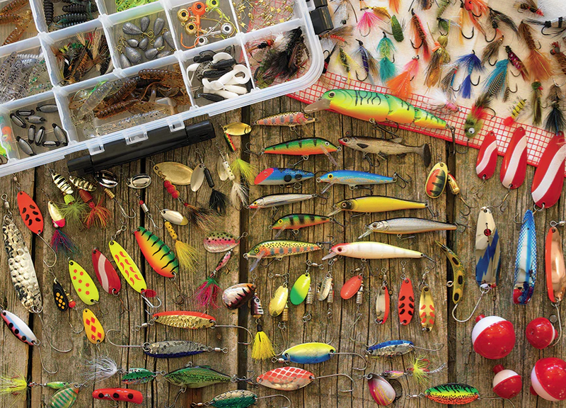 Load image into Gallery viewer, Fishing Lures | 1000 Piece Jigsaw Puzzle
