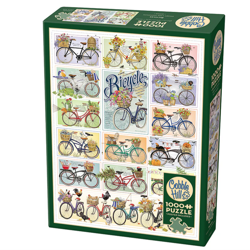 Load image into Gallery viewer, Bicycles | 1000 Piece Jigsaw Puzzle
