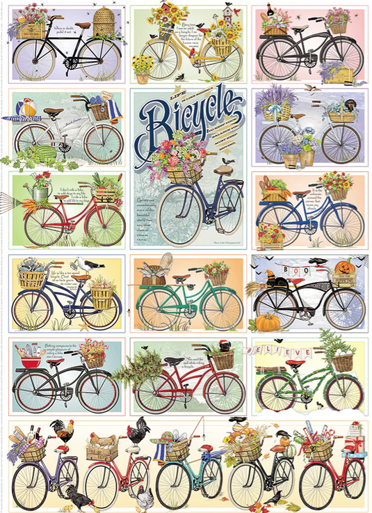 Bicycles | 1000 Piece Jigsaw Puzzle