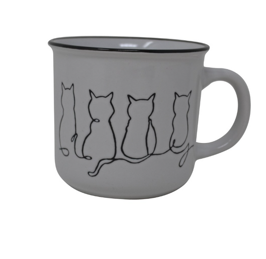 4 Cats Entwined Mug