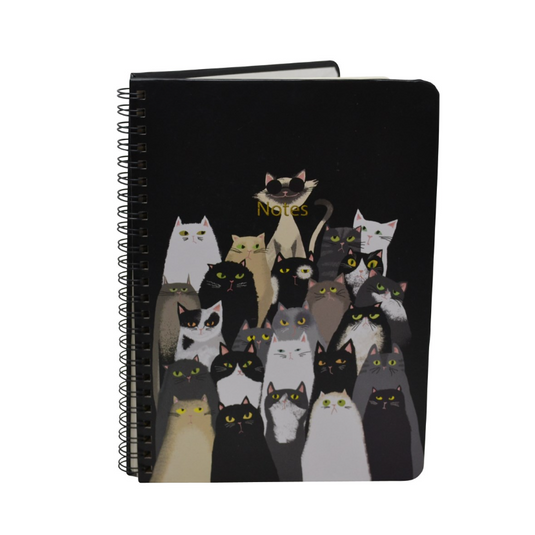 Cat Family Hardcover Notebook