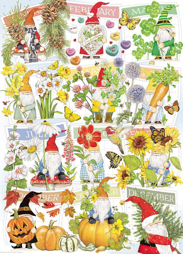 Load image into Gallery viewer, A Happy Gnome Life | 1000 Piece Jigsaw Puzzle
