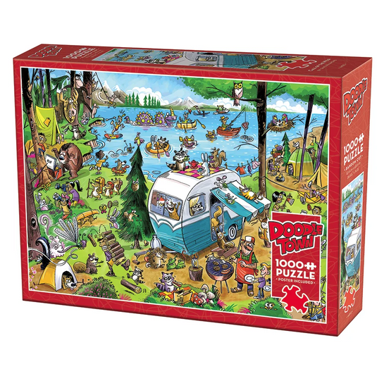 DoodleTown Call of the Wild | 1000 Piece Jigsaw Puzzle