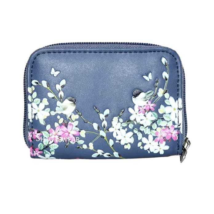 Load image into Gallery viewer, Essentials Wallet, Chickadee in Blue
