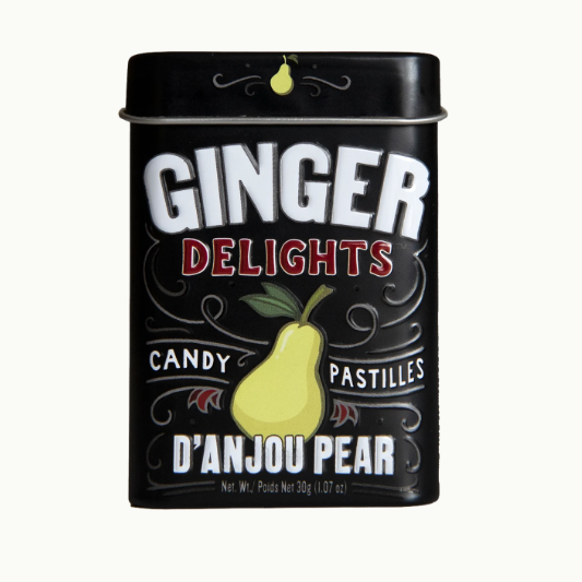 Ginger Delights, D'Anjou Pear Flavour Candy