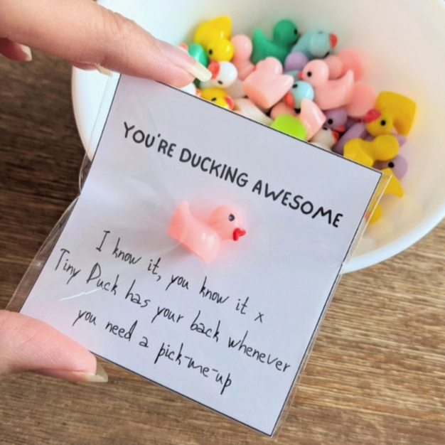 Load image into Gallery viewer, Ducking Awesome | Mini Notecard
