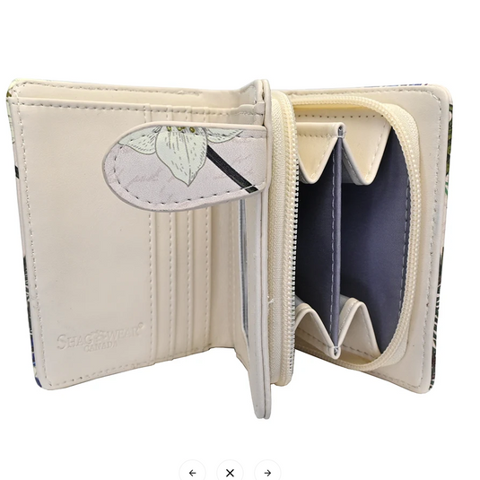 Winter Cardinal in Beige Wallet