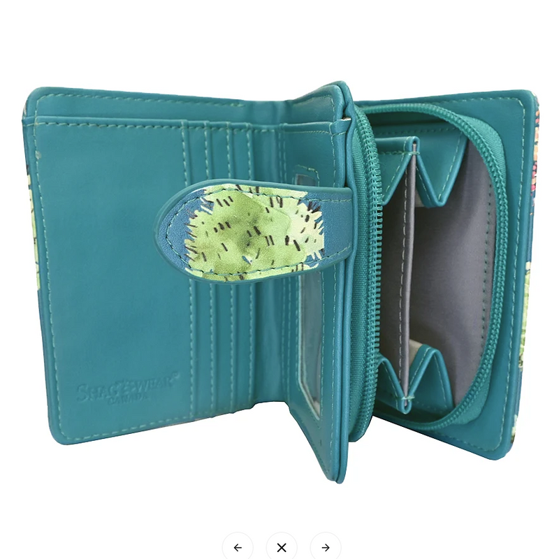 Load image into Gallery viewer, Hedgehogs in Teal Wallet
