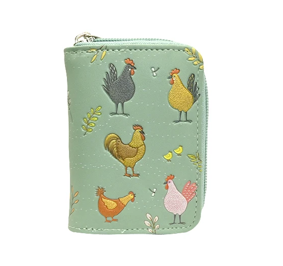 Load image into Gallery viewer, Chickens in Sage Essentials Wallet
