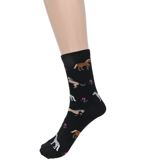 Horse Socks in Black