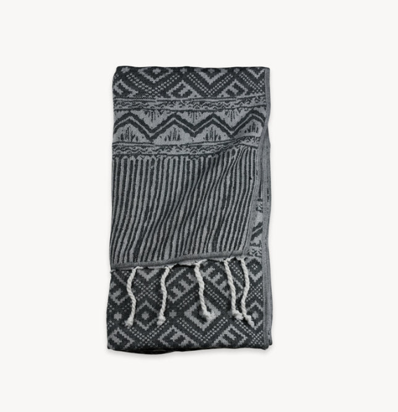 Load image into Gallery viewer, Multi-use Towel | Turkish Cotton | Charcoal Sketch
