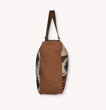 Load image into Gallery viewer, Weekender Bag | Upcycled Material | Alaska

