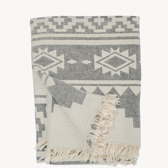 Turkish Towel :  Atzi in Light Grey