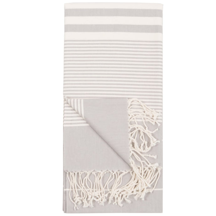 Turkish Towel in Harem Silver