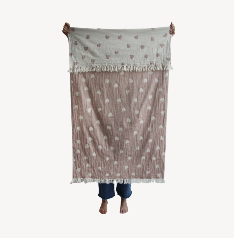 Load image into Gallery viewer, Multi-use Towel in Have a Heart
