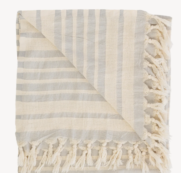 Turkish Towel :  Shannon in Grey