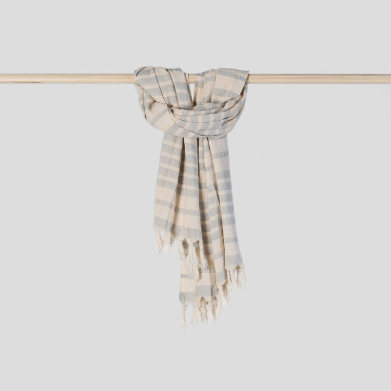 Load image into Gallery viewer, Turkish Towel :  Shannon in Grey
