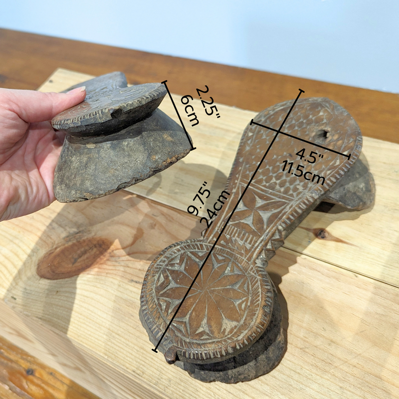 Load image into Gallery viewer, Wood Sandals | Antique from Pakistan
