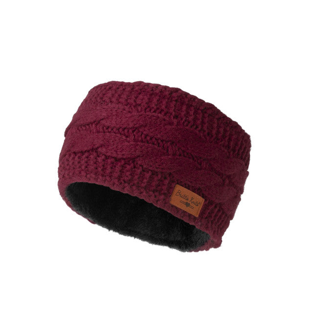 Load image into Gallery viewer, Knit Headwarmer in Wine
