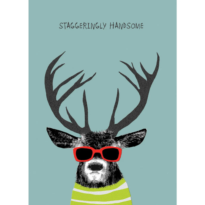 Staggeringly Handsome Card