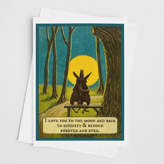 I Love You To The Moon And Back | Greeting Card.