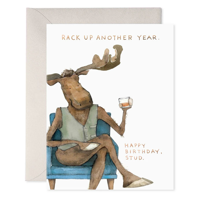 Rack Up Another Year. Birthday Card