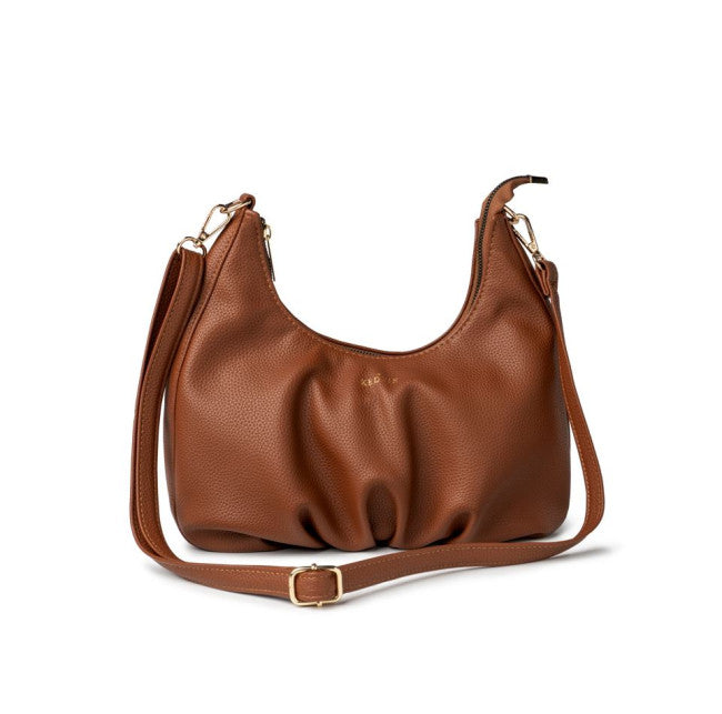 Load image into Gallery viewer, Kedzie Elle Shoulder/Crossbody Bag in Chestnut
