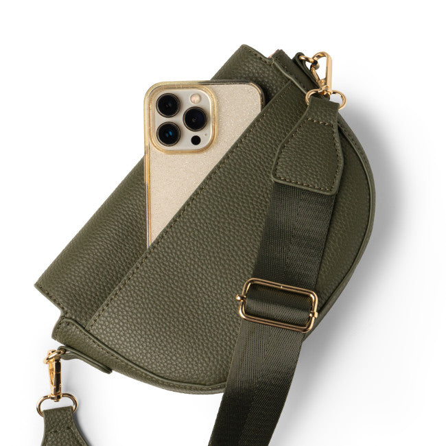 Load image into Gallery viewer, Luna Crossbody Bag in Olive
