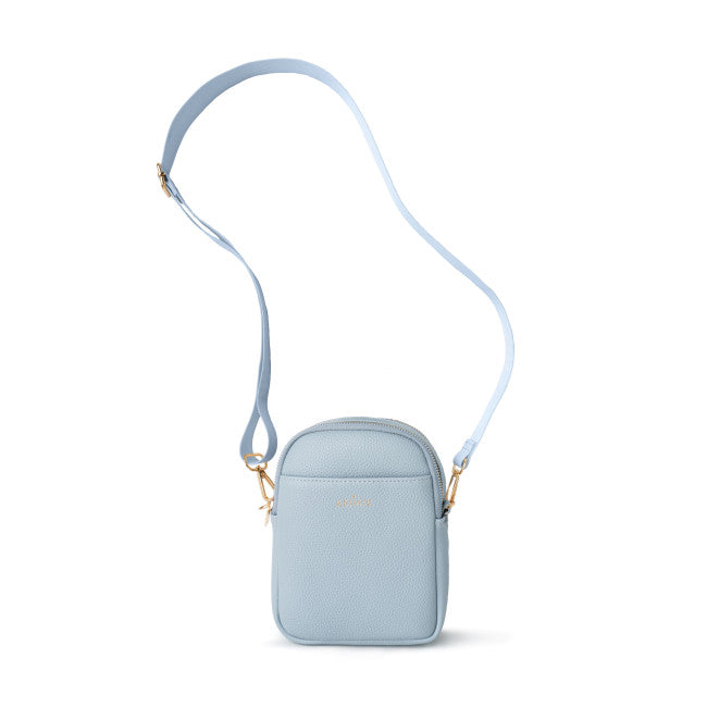 Load image into Gallery viewer, Solstice Convertible Crossbody Bag in Sky Blue
