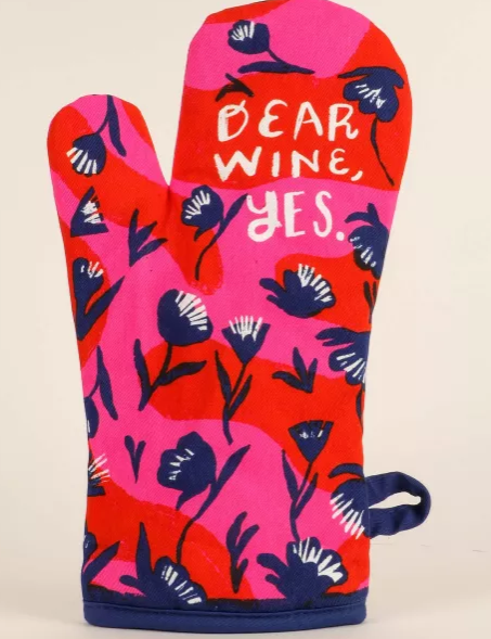 Load image into Gallery viewer, Dear Wine, Yes. Oven Mitt
