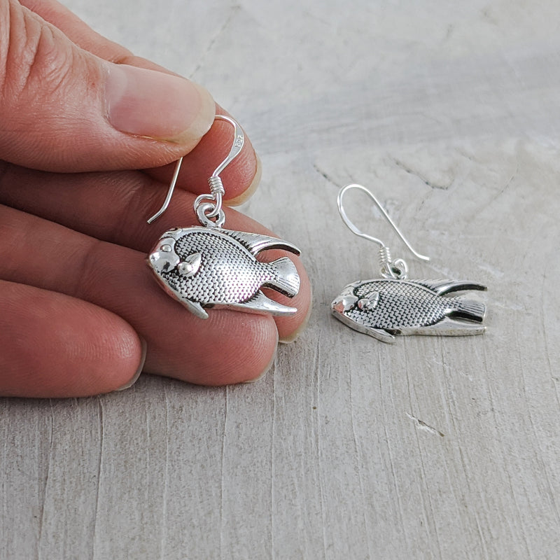 Load image into Gallery viewer, Tropical Fish Earrings, Sterling Silver
