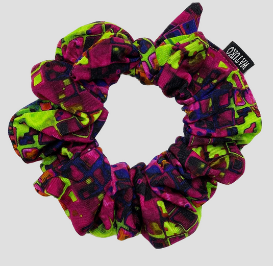 Tie Scrunchie in Fun Neons