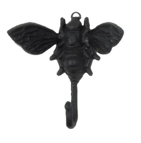 Bumble Bee Hook, Black, Cast Iron