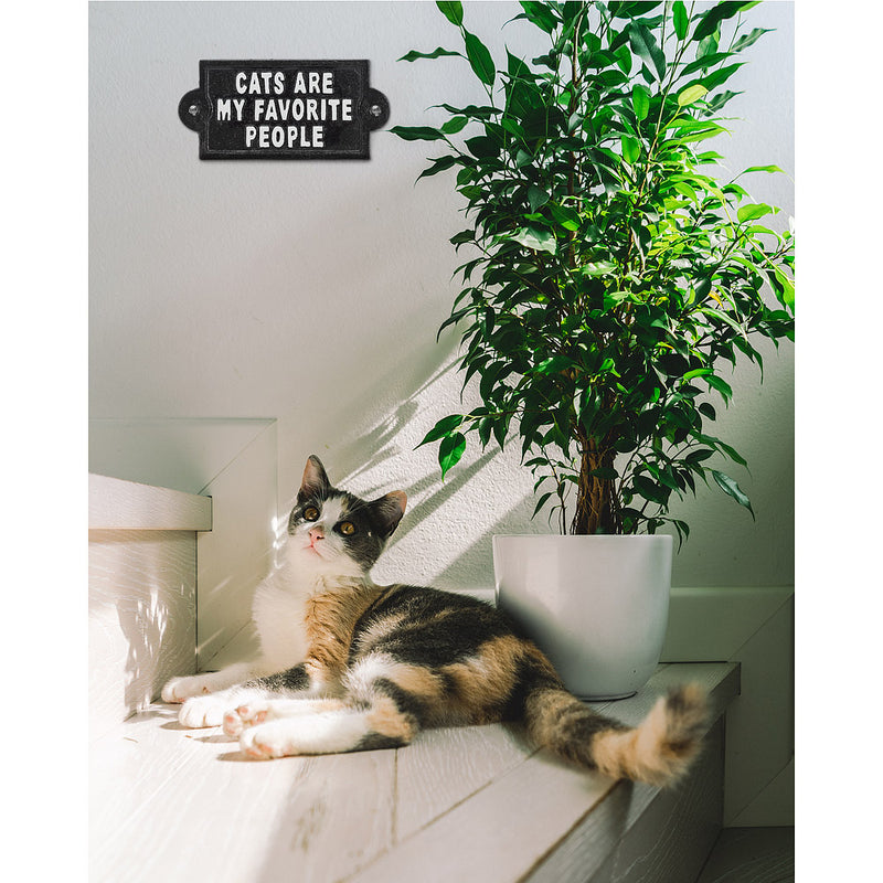 Load image into Gallery viewer, Cats Are My Favorite People Sign
