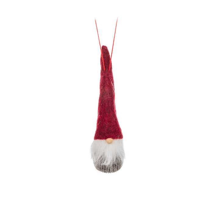 Tall Red Hat Gnome Ornament