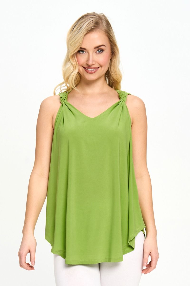 Load image into Gallery viewer, Twist Knot Cami in Pear
